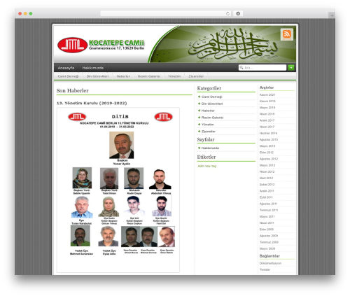Theme WordPress One Theme - ditib-kocatepe-berlin.de