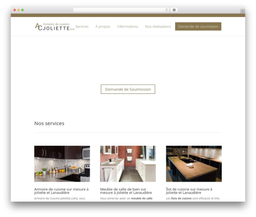 WordPress theme template - armoiredecuisinejoliette.com