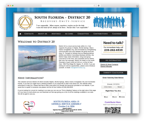 WordPress theme FlexSqueeze - district20aa.org