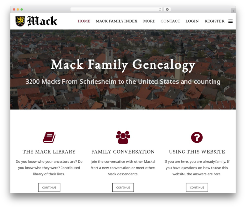 WordPress theme KnowledgePress - mack-family.com