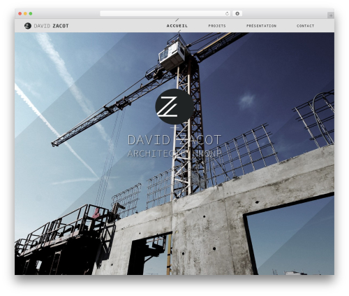 WordPress theme Lobo - davidzacot.com