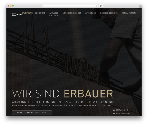 Basic-Theme theme WordPress - hone.de
