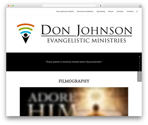 Slidedeck2 personal WordPress plugin - donjohnsonministries.org