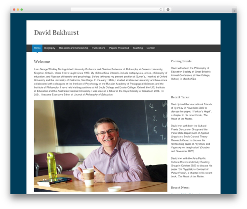 Expound WordPress theme - davidbakhurst.com