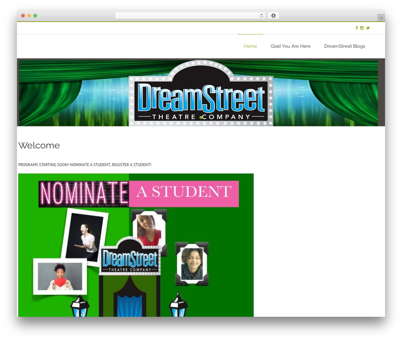 GRC ZeroError theme WordPress - dreamstreettheatre.org