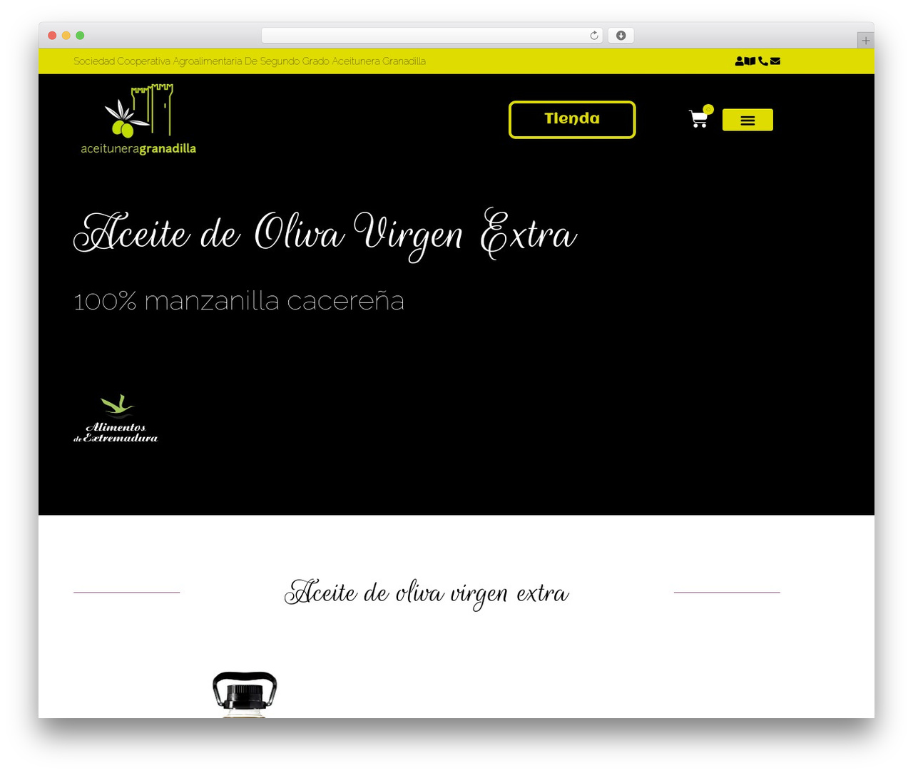 Hello Elementor WordPress theme - aceituneragranadilla.com