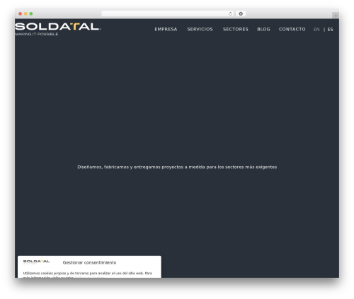 Hello Elementor WordPress theme - soldatal.com