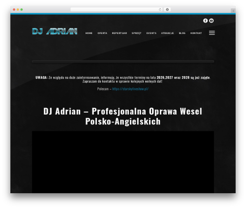 Pendulum WordPress theme - djadrian.pl
