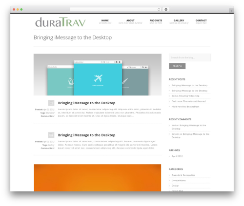 SmartStart WP - Responsive HTML5 Theme WordPress theme - duratrav.com