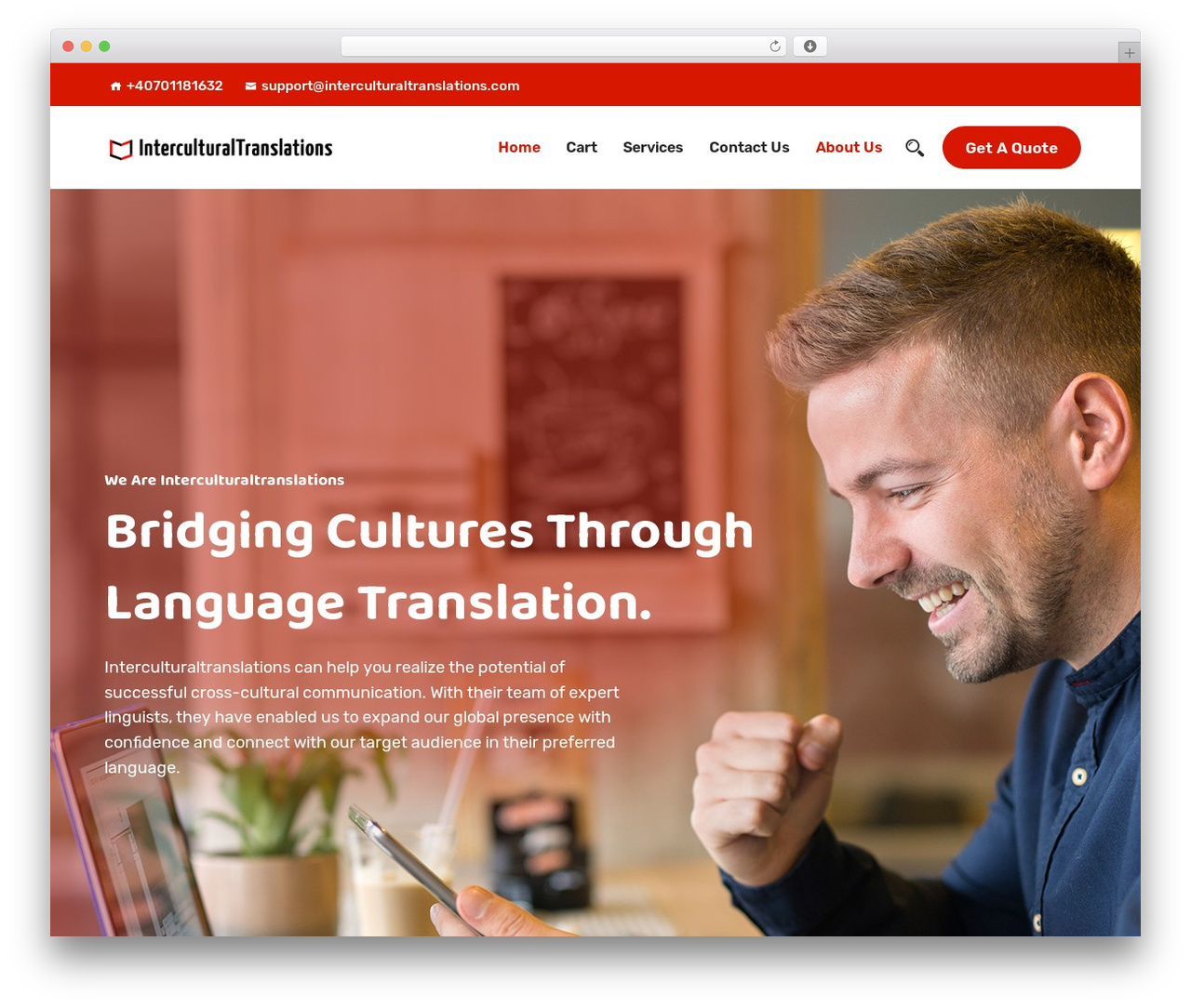 Taskoit WP theme - interculturaltranslations.com