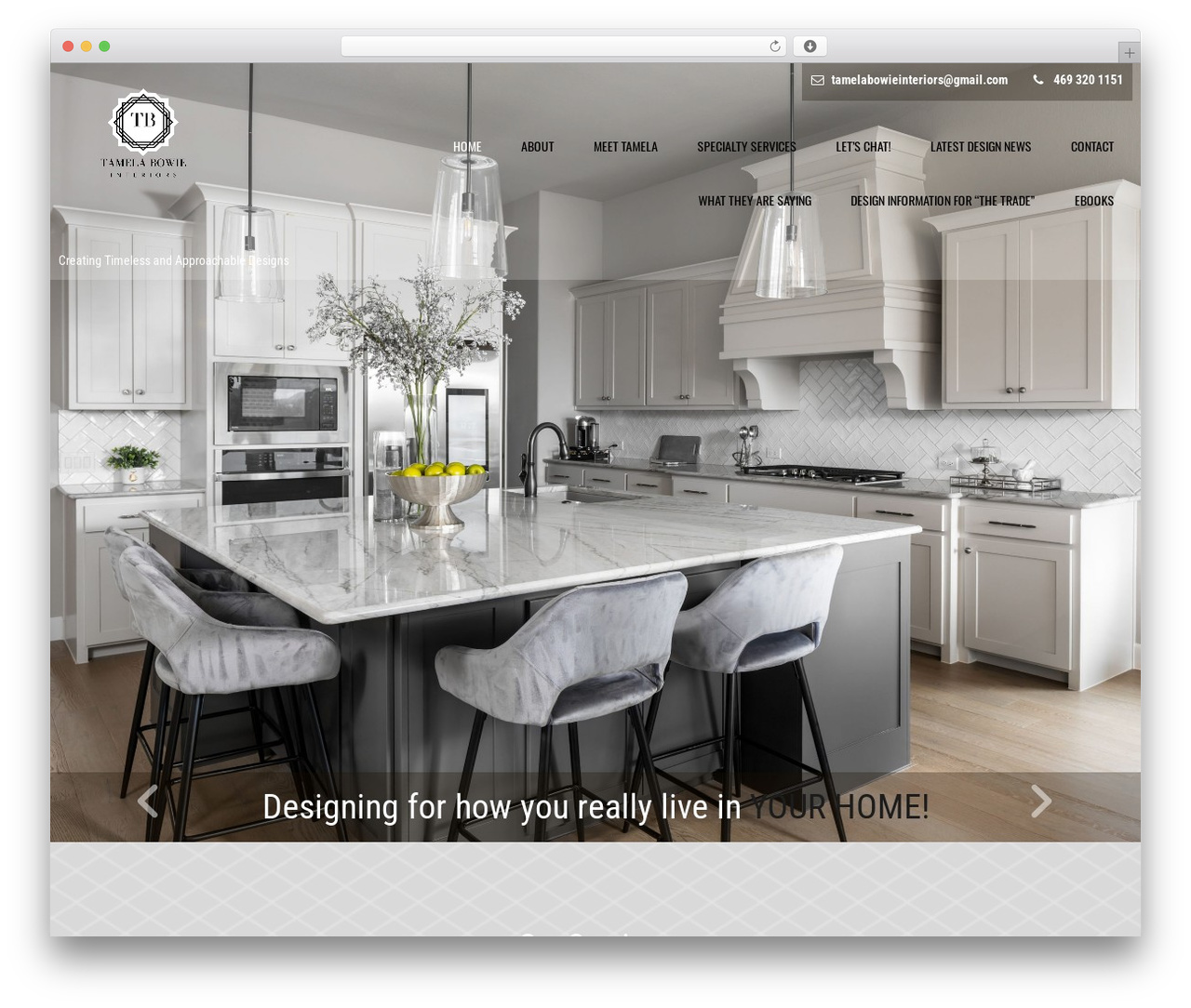 Theme WordPress Interior Pro - designsbytamela.com