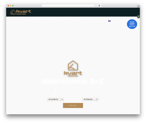 WordPress theme Eiddo - kvart.ba