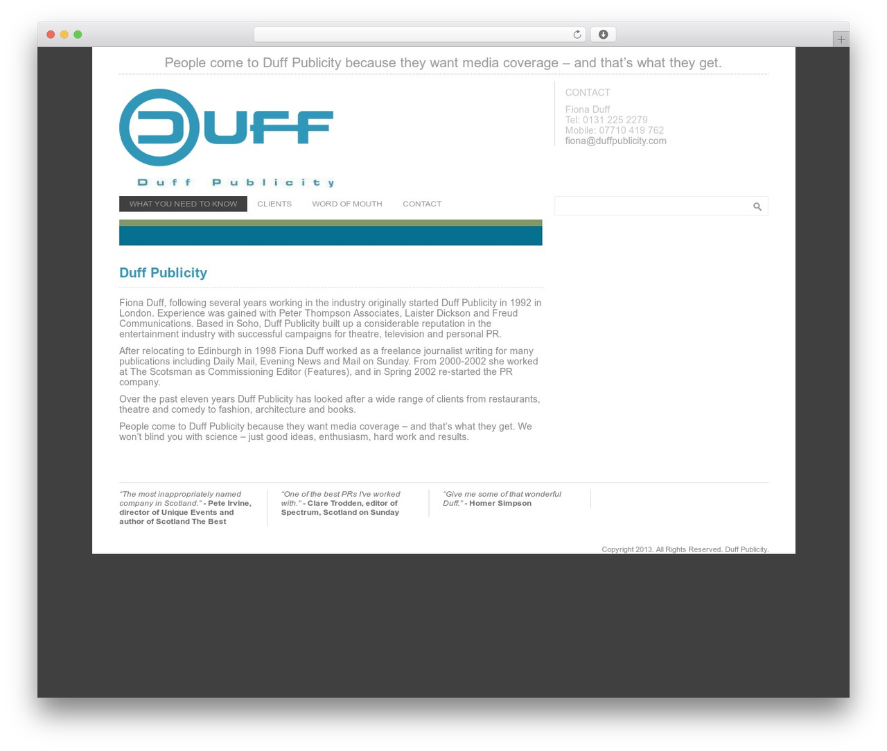 WordPress theme Architekt Theme - duffpublicity.com WordPress theme Architekt Theme - duffpublicity.com