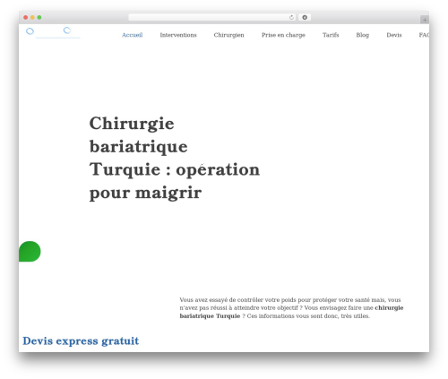 WordPress website theme Touchlink - comment-perdredupoids.com