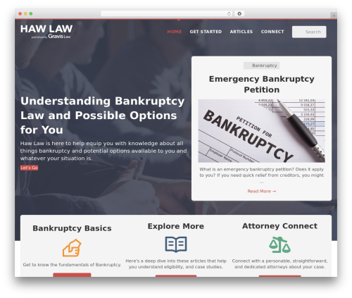 Bb sticky column WordPress plugin - hawlaw.com