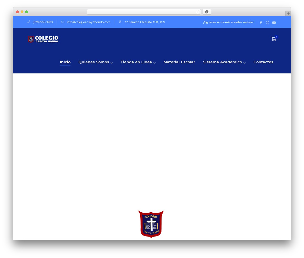 Edukul WordPress theme - colegioarroyohondosd.com