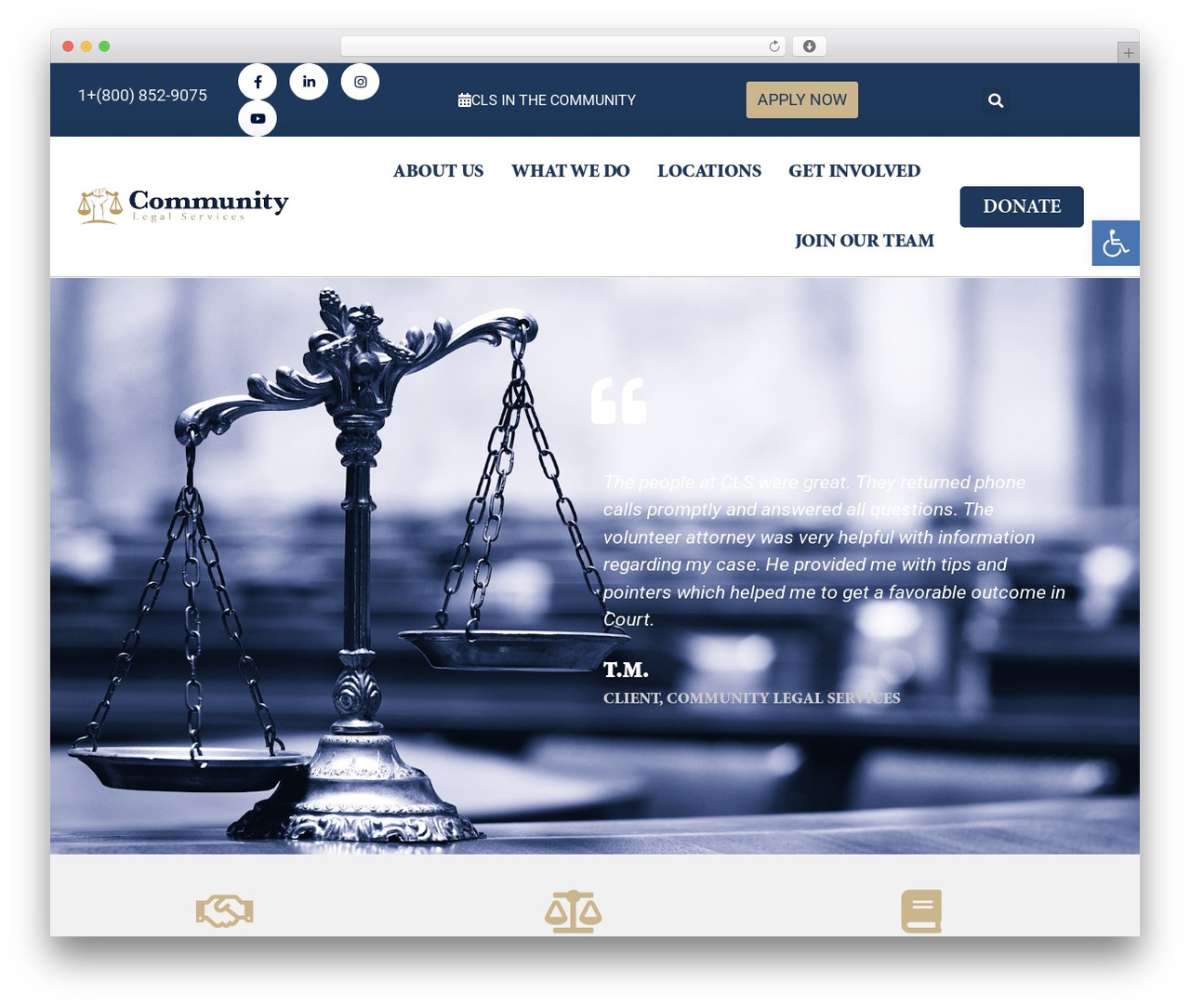 Page Builder Framework WordPress theme - clsaz.org