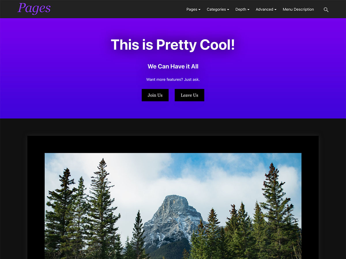 pages best WordPress template