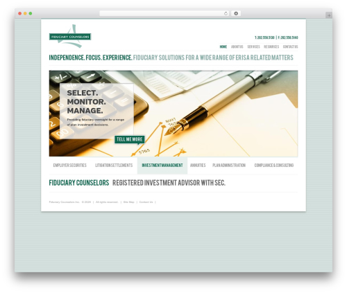 Theme WordPress eMagine Custom Theme - fiduciarycounselors.com