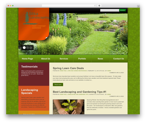WordPress Theme Number WordPress theme design - sitkalandscaping.com