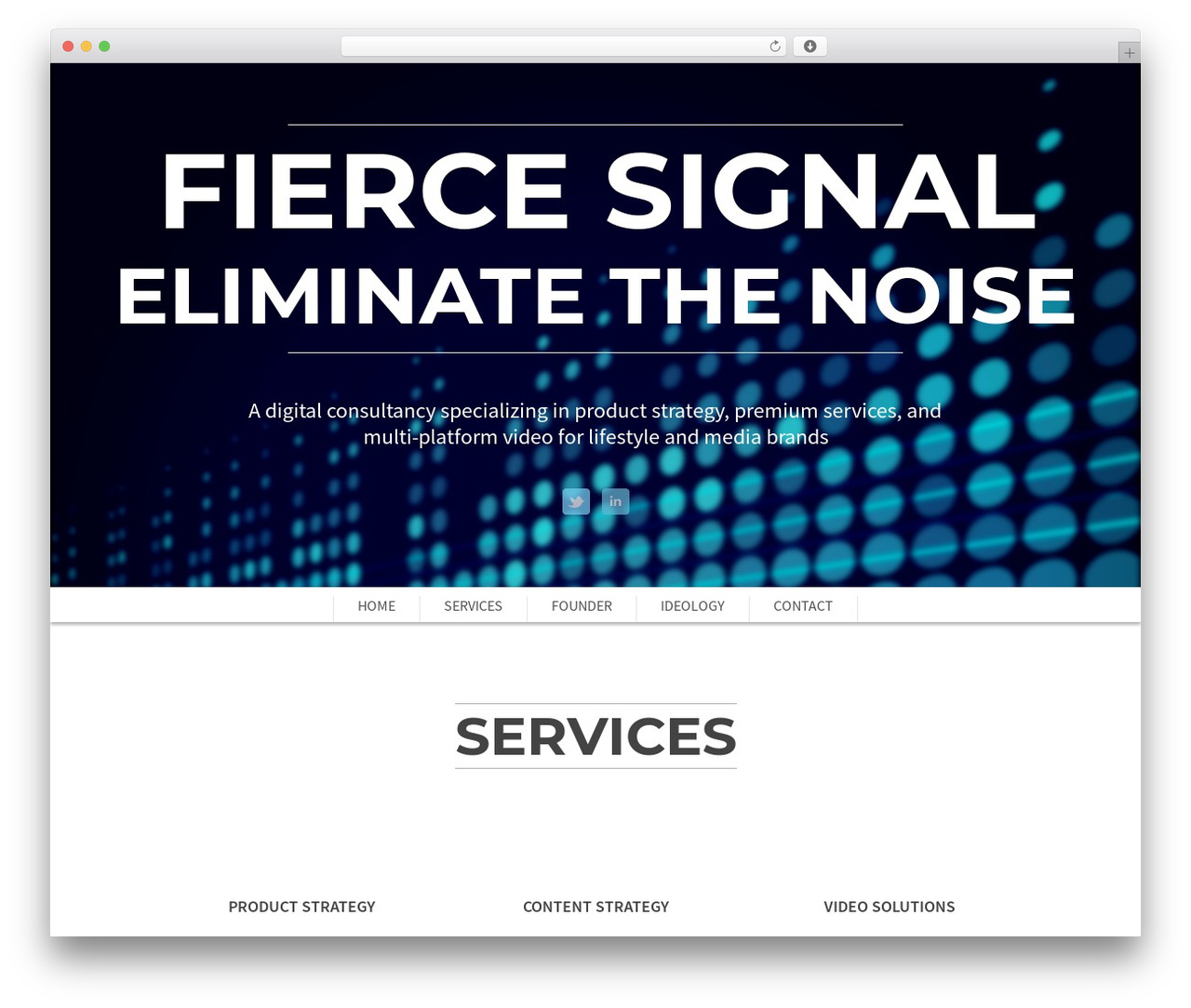 WordPress theme SCRN - fiercesignal.com