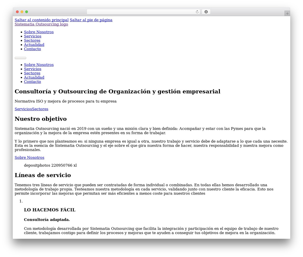 WP theme Bricks - sistematia.com