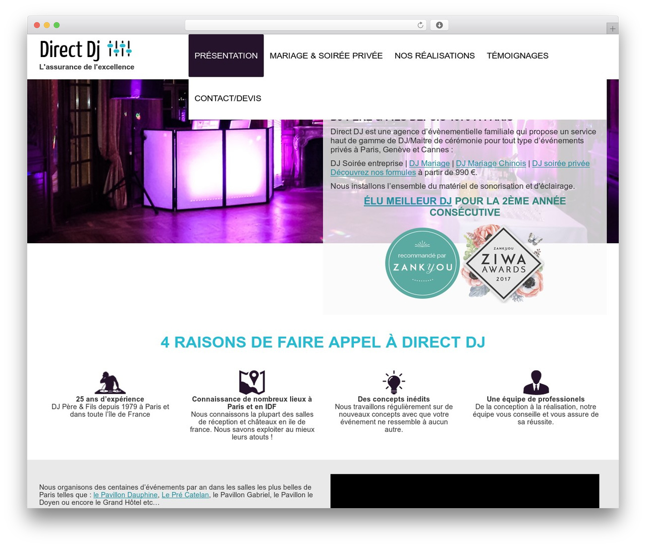 Directdj responsive theme WordPress - directdj.fr