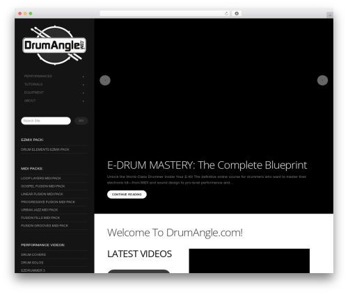 Slidedeck2 personal WordPress plugin - drumangle.com