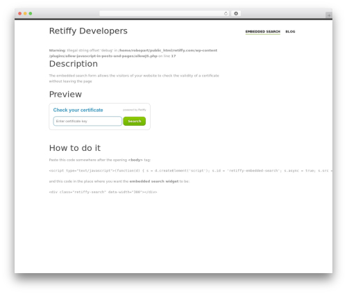 SmartStart WP - Responsive HTML5 Theme WordPress theme - dev.retiffy.com