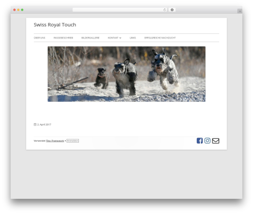 Tiny Framework WP theme - swissroyaltouch.ch