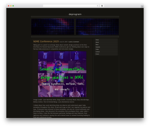 WordPress theme ChaoticSoul - deprogram.net