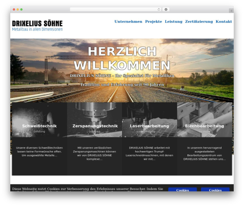 WordPress theme cherry - drixelius-soehne.de
