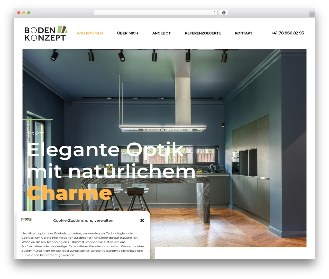 WordPress theme Larson - boden-konzept.ch