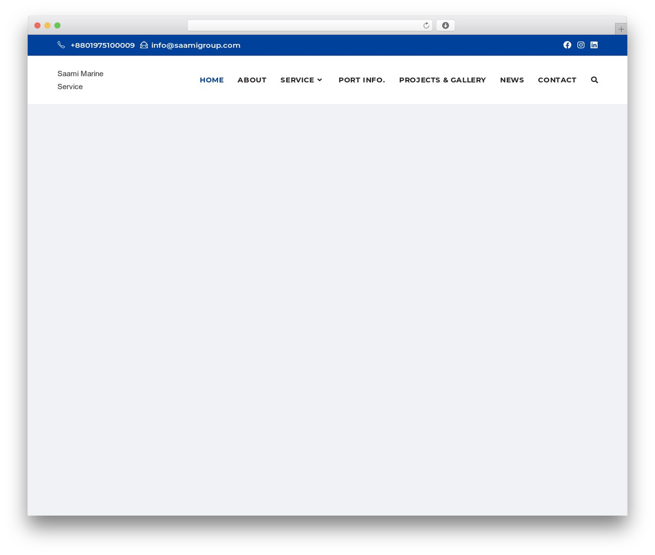 WordPress theme OceanWP - saamigroup.com
