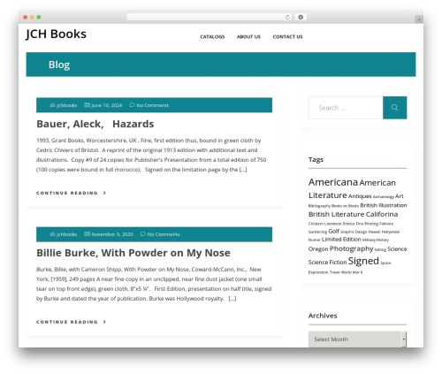 arina WP theme - jchbooks.com