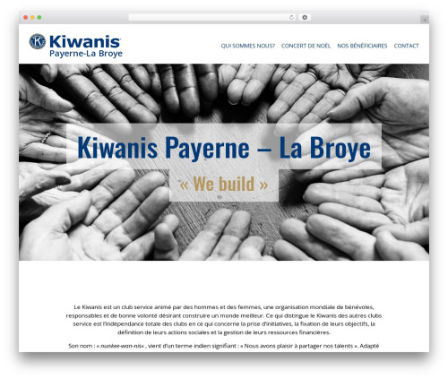 Basic web WordPress plugin - kiwanis-payerne-labroye.ch