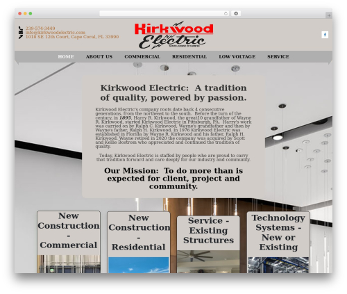 Construction Light Pro theme WordPress - kirkwoodelectric.com Construction Light Pro theme WordPress - kirkwoodelectric.com
