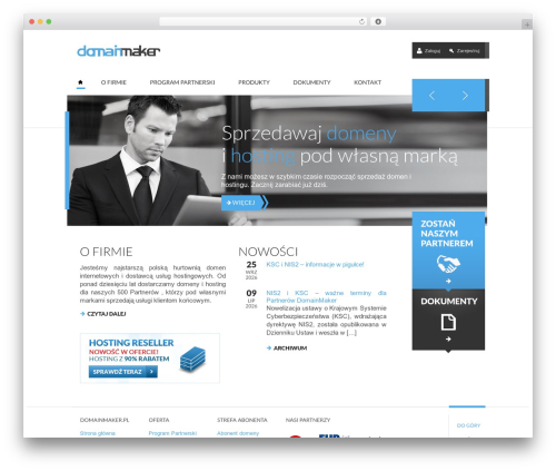 DomainMaker WordPress theme - domainmaker.pl