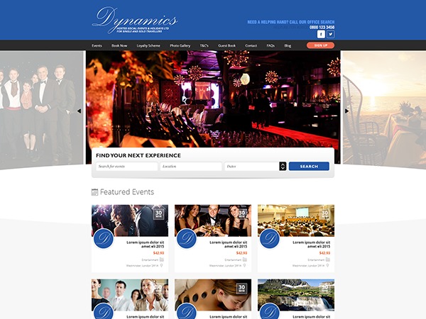 dynamics WordPress theme by Zocalo Design