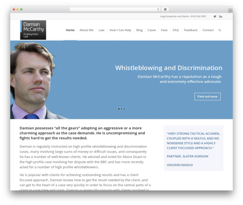 Enfold best WordPress theme - damianmccarthy.com