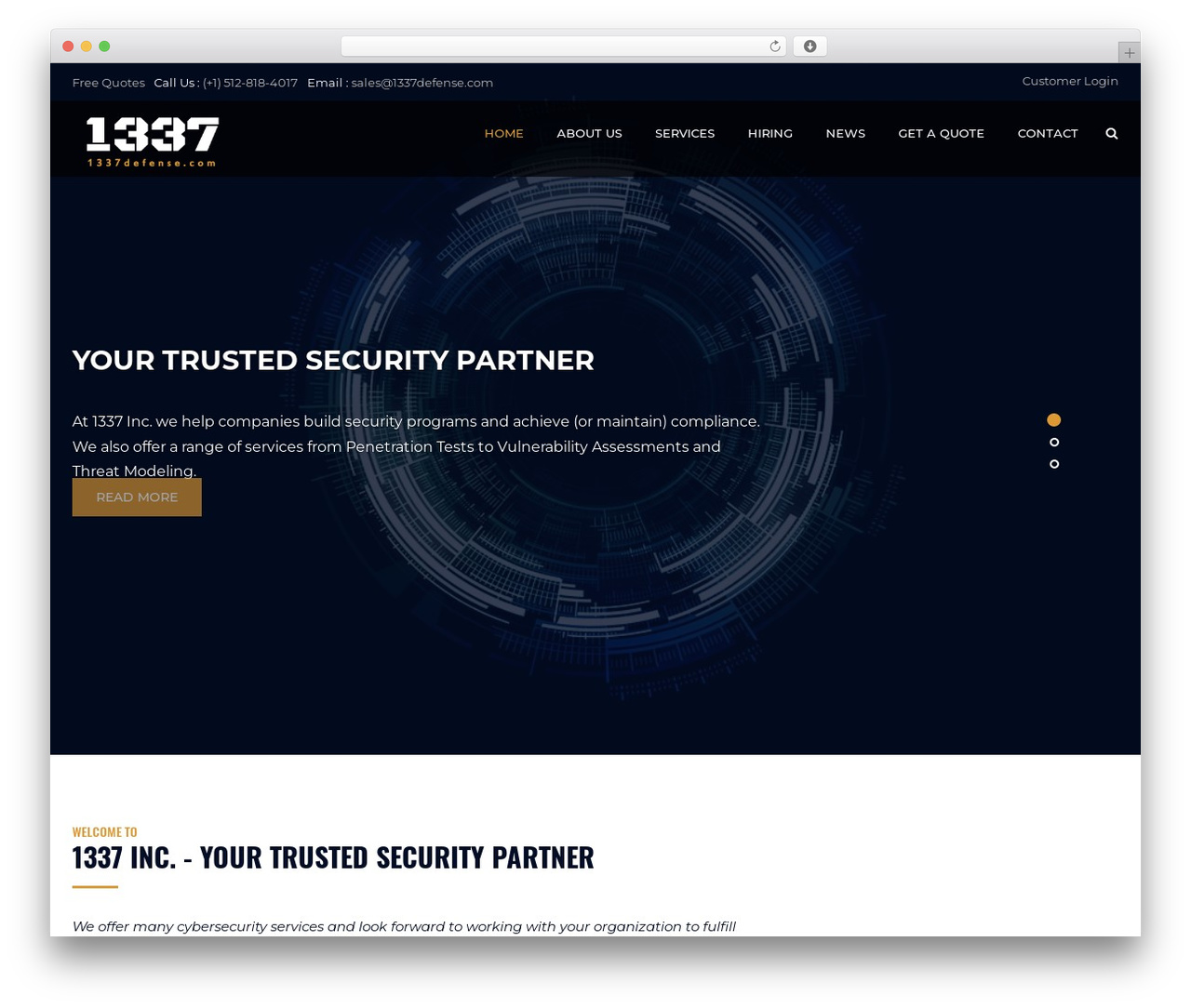 Patron WordPress theme - 1337defense.com Patron WordPress theme - 1337defense.com