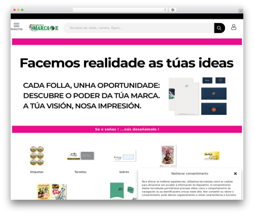 Printo WordPress theme - marcaxe.es