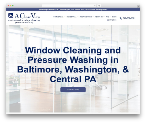 Reach Local company WordPress theme - aclearviewwindowcleaning.com