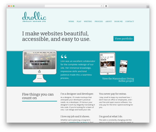 Theme WordPress Drollic - drollic.ca