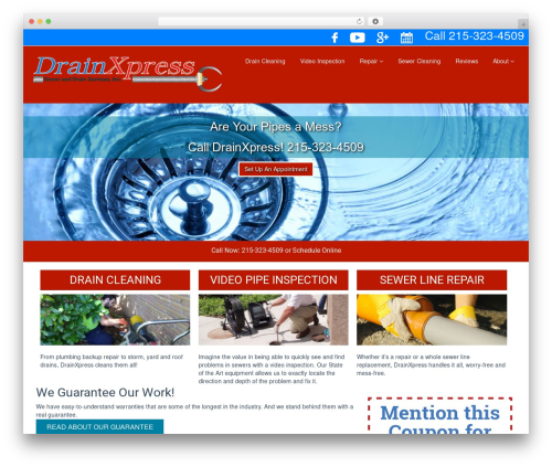 Theme WordPress Drain - drainxpress.com