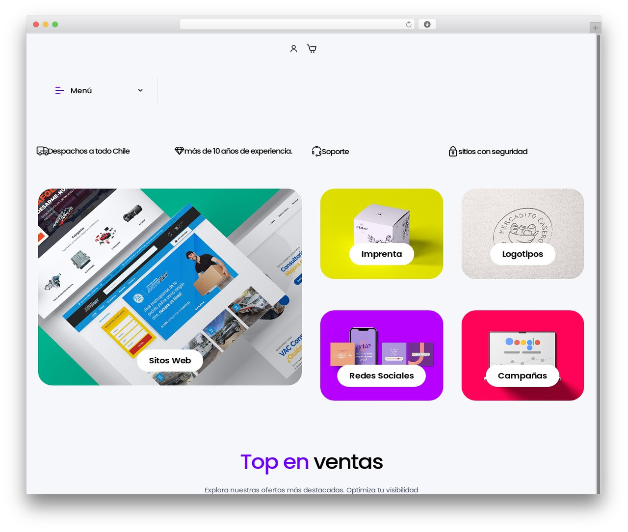 Theme WordPress Printec - gamabit.cl