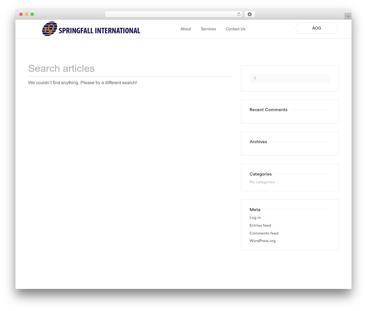 Webify premium WordPress theme - springfall.com Webify premium WordPress theme - springfall.com
