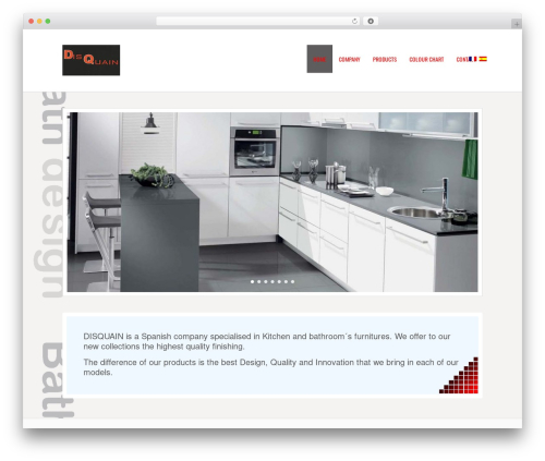 WordPress theme impulse - disquain.com