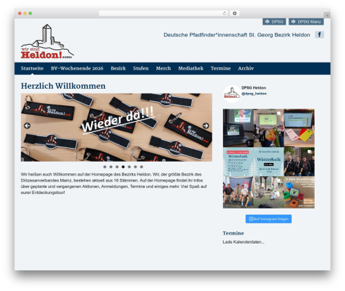 WordPress theme DPSG | Wordpress | 2.3 - dpsg-heldon.de