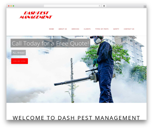 WordPress theme Namo - dashpest.co.za